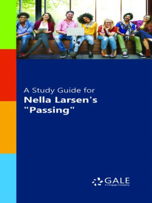 cover image of A Study Guide for Nella Larsen's "Passing"